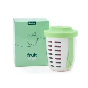 fruitbeker met vergiet